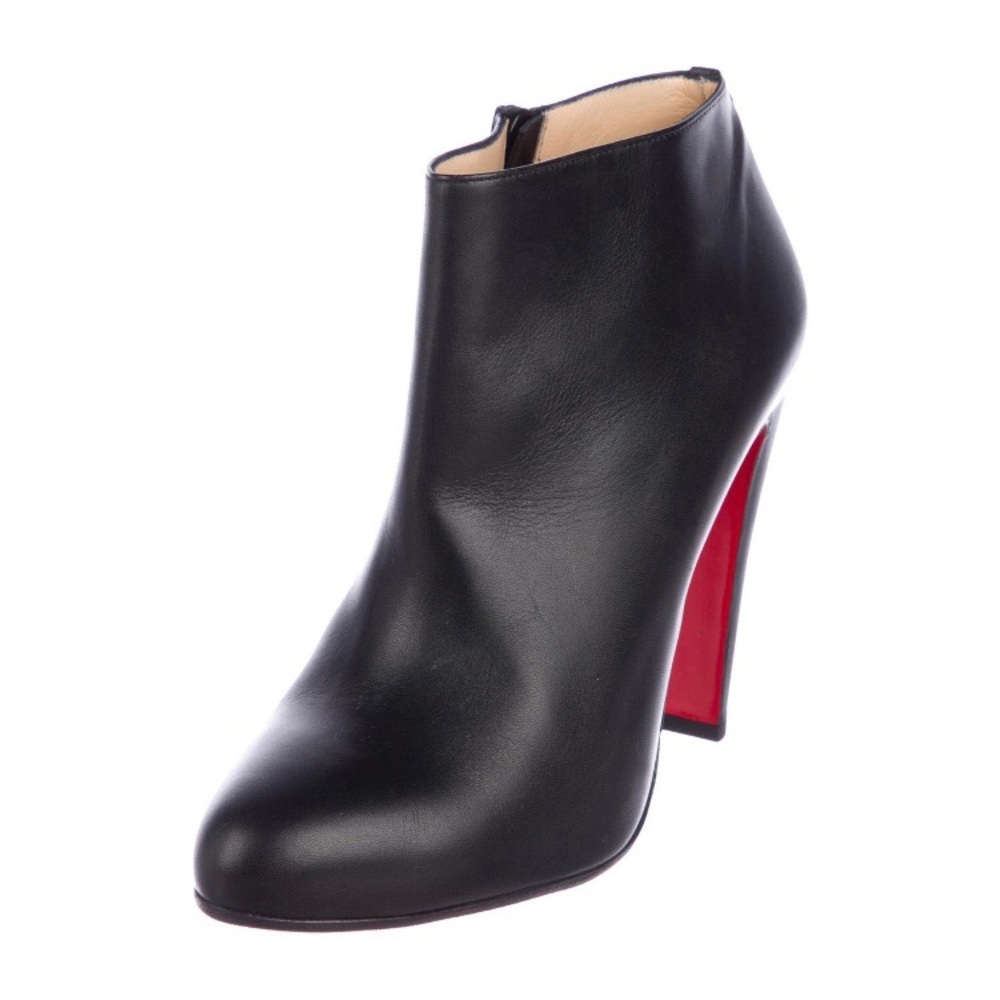 CHRISTIAN LOUBOUTIN Leather Ankle Booties